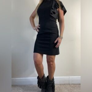 She + Sky One Shoulder Black Dress 🖤🖤 size Medium🖤🖤